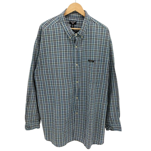 ポロジーンズカンパニーラルフローレン POLO JEANS COMPANY RALPH LAUREN タータンチェック フロントポケット ボタンダウンシャツ メンズ import:XXL