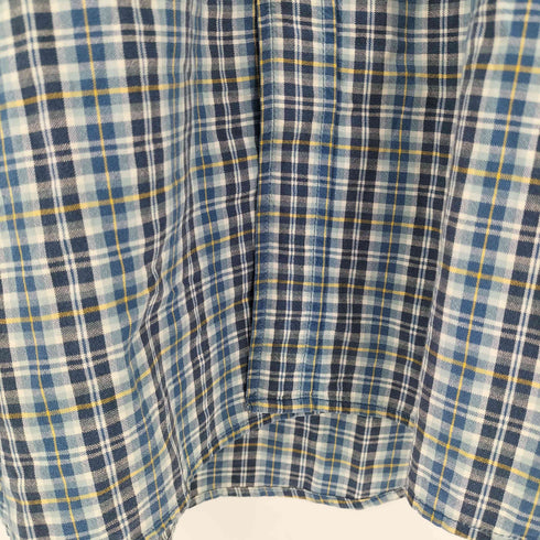 ポロジーンズカンパニーラルフローレン POLO JEANS COMPANY RALPH LAUREN タータンチェック フロントポケット ボタンダウンシャツ メンズ import:XXL