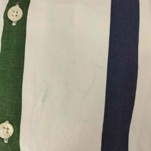 ジェイクルー J.CREW 90s 巨人タグ コットン マルチストライプ ポケット L/S シャツ メンズ import:S
