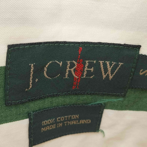 ジェイクルー J.CREW 90s 巨人タグ コットン マルチストライプ ポケット L/S シャツ メンズ import:S