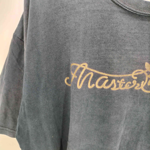 マスターピース MASTERPIECE 90-00s 筆記体ロゴ ラメ プリント Tシャツ メンズ JPN:XL