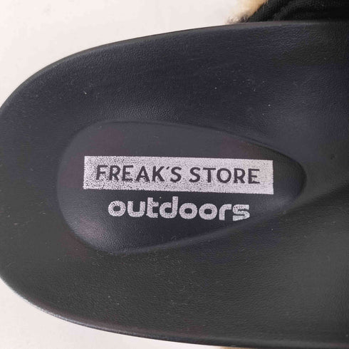 フリークスストア FREAKS STORE アウトドアーズ バックルストラップ ファーサンダル レオパード レディース 25