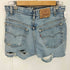 リーバイス Levis 90s USA製 517 ボタン裏513刻印 ダメージデニム ショーツ レディース W32 L32