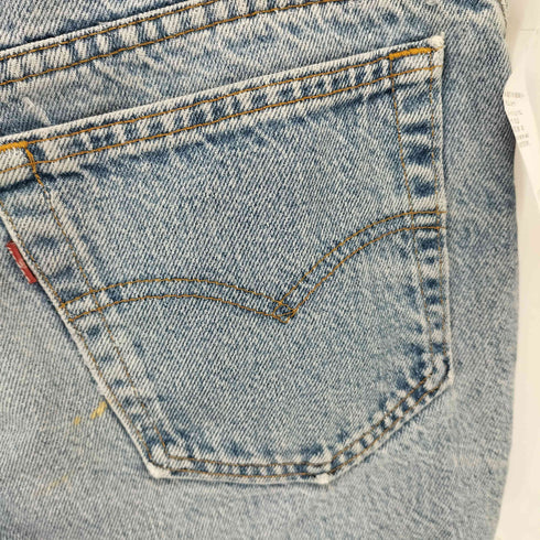 リーバイス Levis 90s USA製 517 ボタン裏513刻印 ダメージデニム ショーツ レディース W32 L32