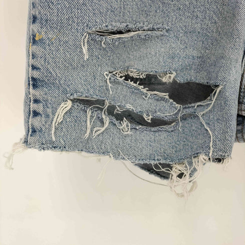 リーバイス Levis 90s USA製 517 ボタン裏513刻印 ダメージデニム ショーツ レディース W32 L32