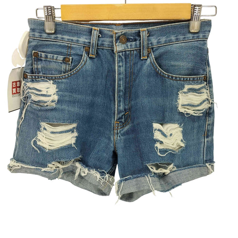 リーバイス Levis 90s 560 ボタン裏J09 ダメージ デニム ショーツ レディース W27
