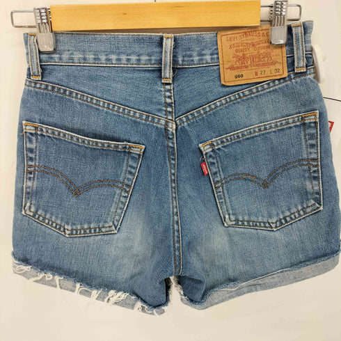 リーバイス Levis 90s 560 ボタン裏J09 ダメージ デニム ショーツ レディース W27