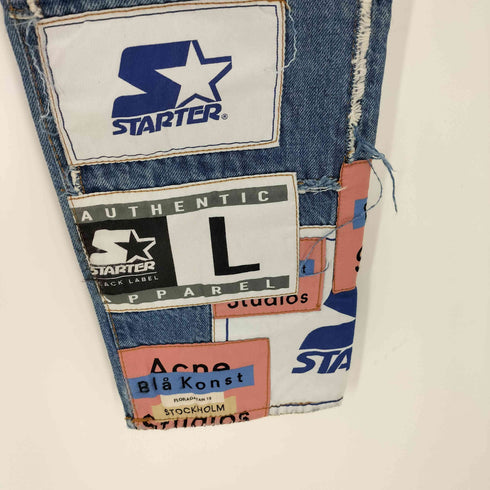 アクネストゥディオズブロコンスト Acne Studios Bla Konst 1997 COLLAB PATCH JEANS コラボ パッチデニム レディース 165/60A