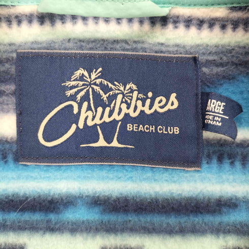 Chubbies 総柄 ハーフジップフリースジャケット メンズ JPN:L