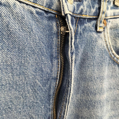 ザラ ZARA ダメージ ストレート デニムパンツ レディース USA8