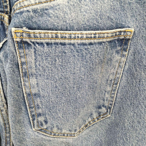 ザラ ZARA ダメージ ストレート デニムパンツ レディース USA8