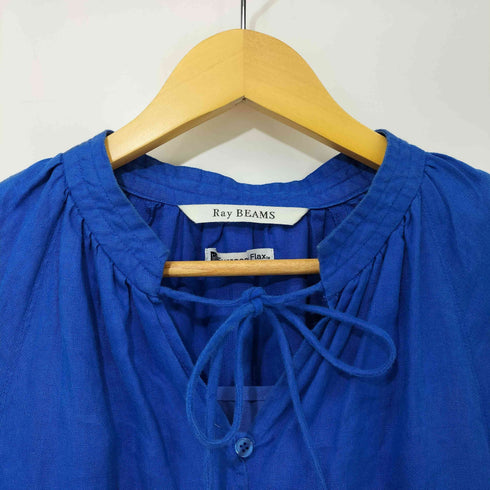 レイビームス Ray BEAMS 26SS リネン バルーンスリーブ ワンピース レディース