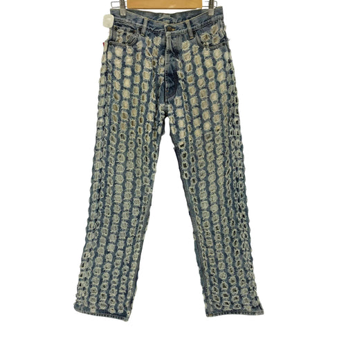 メゾンマルジェラ Maison Margiela 21AW デストロイ カットアウト デニム レディース 40