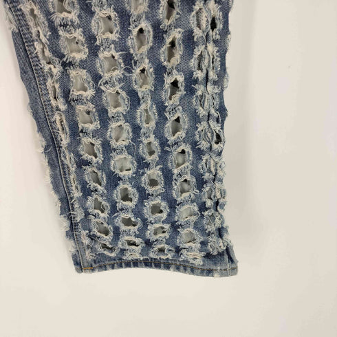 メゾンマルジェラ Maison Margiela 21AW デストロイ カットアウト デニム レディース 40
