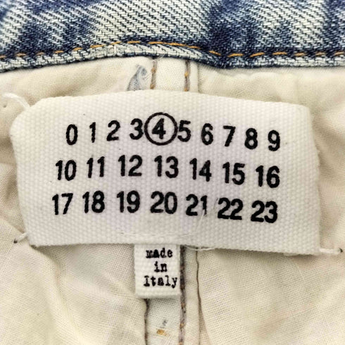 メゾンマルジェラ Maison Margiela 21AW デストロイ カットアウト デニム レディース 40