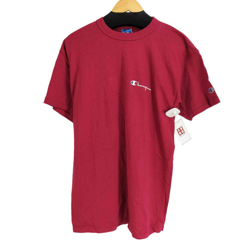 チャンピオン Champion 90S USA製 スクリプトロゴ クルーネック Tシャツ シングルステッチ メンズ import:L