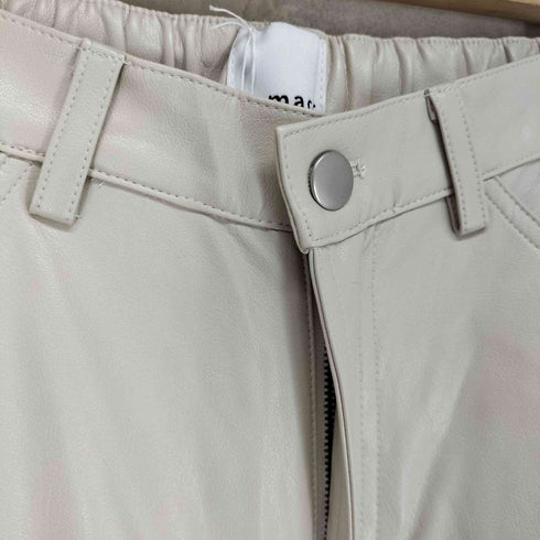mact FAKE LEATHER PANTS フェイクレザーパンツ レディース FREE
