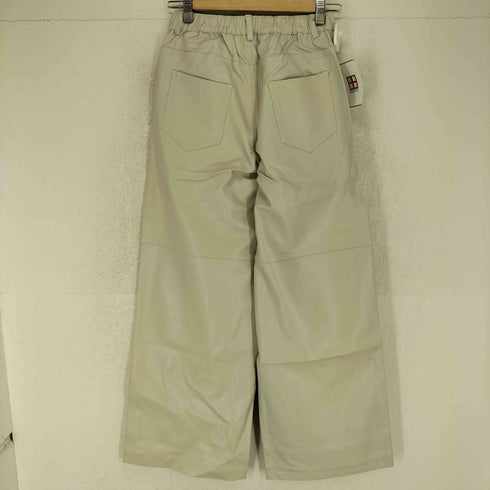 mact FAKE LEATHER PANTS フェイクレザーパンツ レディース FREE