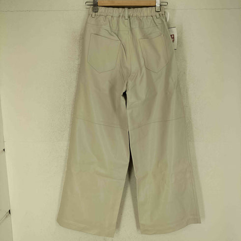 mact FAKE LEATHER PANTS フェイクレザーパンツ レディース FREE
