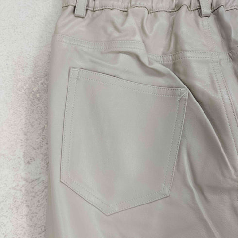 mact FAKE LEATHER PANTS フェイクレザーパンツ レディース FREE