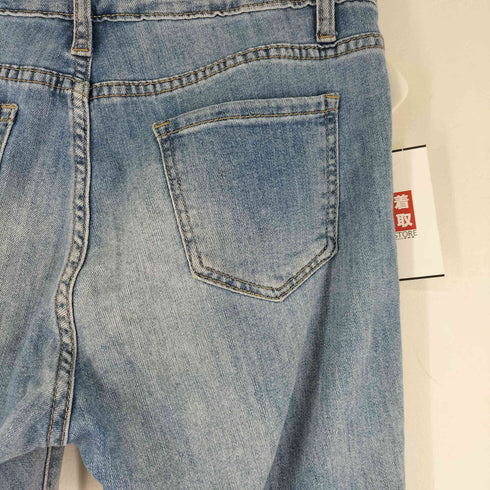 ジップフライ デニムパンツ レディース UK:26-27