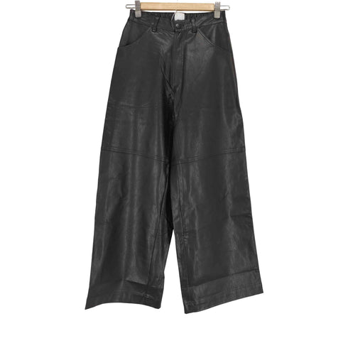 mact FAKE LEATHER PANTS フェイクレザーパンツ レディース FREE