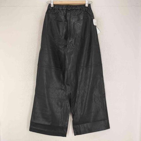 mact FAKE LEATHER PANTS フェイクレザーパンツ レディース FREE