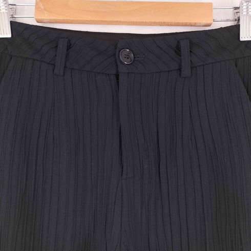 プリーツ加工 ワイドパンツ レディース UK:26-27