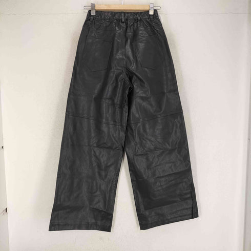 mact FAKE LEATHER PANTS フェイクレザーパンツ レディース FREE