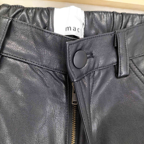 mact FAKE LEATHER PANTS フェイクレザーパンツ レディース FREE