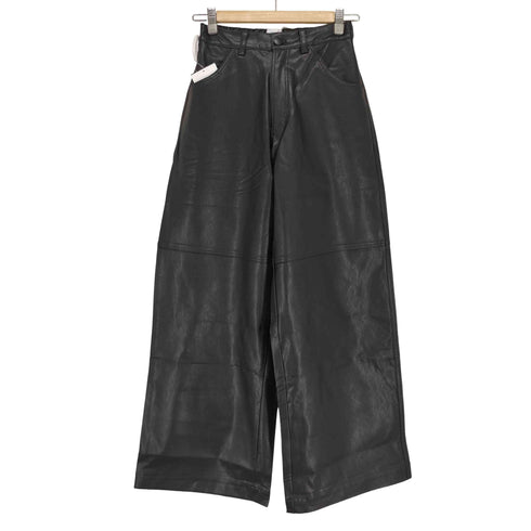 mact FAKE LEATHER PANTS フェイクレザーパンツ レディース FREE