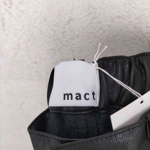 mact FAKE LEATHER PANTS フェイクレザーパンツ レディース FREE