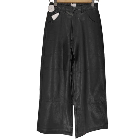 mact FAKE LEATHER PANTS フェイクレザーパンツ レディース FREE
