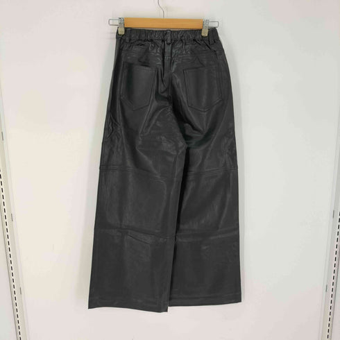 mact FAKE LEATHER PANTS フェイクレザーパンツ レディース FREE