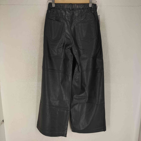 mact FAKE LEATHER PANTS フェイクレザーパンツ レディース FREE