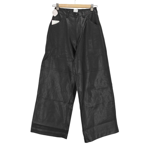 mact FAKE LEATHER PANTS フェイクレザーパンツ レディース FREE