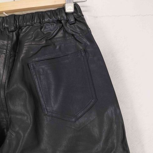 mact FAKE LEATHER PANTS フェイクレザーパンツ レディース FREE