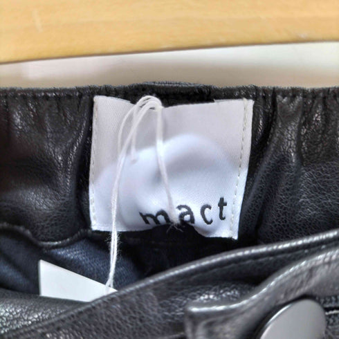 mact FAKE LEATHER PANTS フェイクレザーパンツ レディース FREE