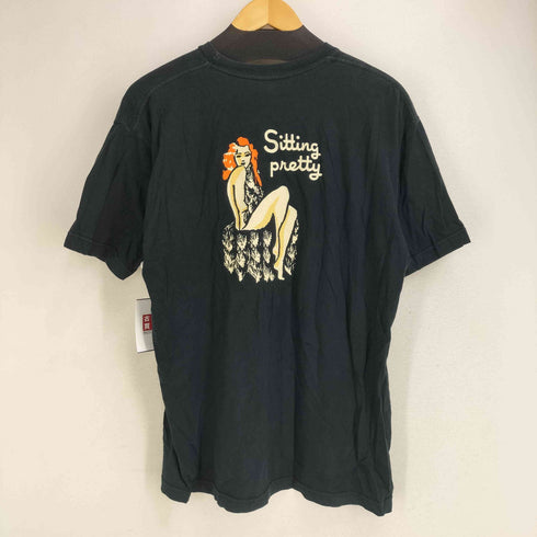 アメリカンアパレル AMERICAN APPAREL 両面プリント S/S Tシャツ メンズ import:XL