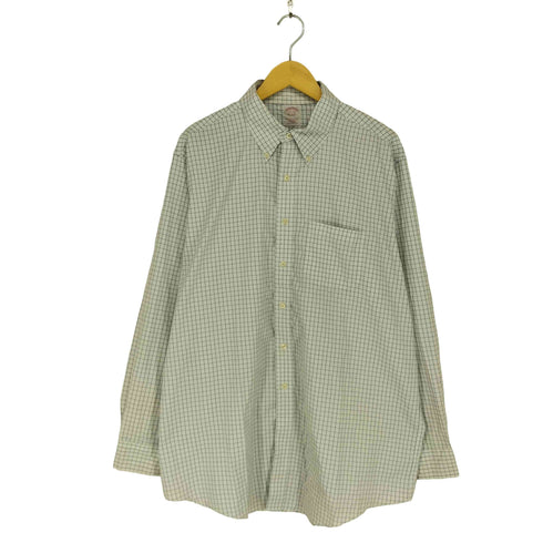 ブルックスブラザーズ BROOKS BROTHERS L/S チェック ボタンダウンシャツ メンズ 17 1/2