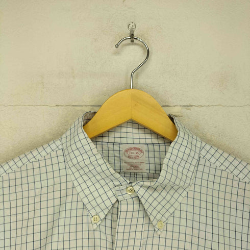 ブルックスブラザーズ BROOKS BROTHERS L/S チェック ボタンダウンシャツ メンズ 17 1/2