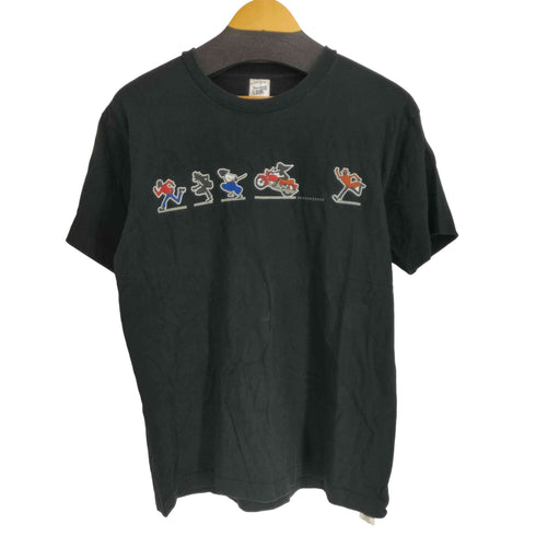 クロスアンドスティッチ CROSS&STITCH 両面キャラクタープリント S/S Tシャツ メンズ import:L