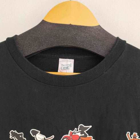 クロスアンドスティッチ CROSS&STITCH 両面キャラクタープリント S/S Tシャツ メンズ import:L