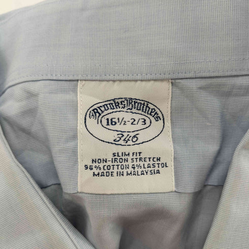 ブルックスブラザーズ 346 BROOKS BROTHERS SLIM FIT L/S レギュラーカラーシャツ メンズ 16 1/2