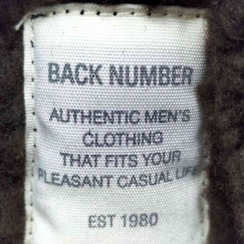 バックナンバー BACK NUMBER M-51 ライナー付 タヌキファー モッズコート メンズ JPN:L