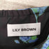 リリーブラウン Lily Brown スクエアネックローズプリントワンピース レディース 1