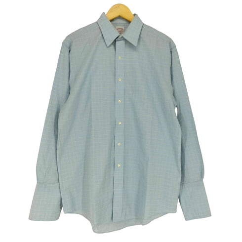 ブルックスブラザーズ 346 BROOKS BROTHERS REGULAR FIT L/S チェック レギュラーカラーシャツ メンズ 15 1/2