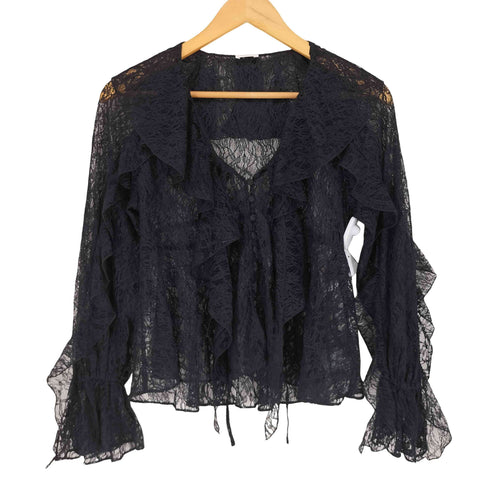 リリーブラウン Lily Brown ラッフルフリルブラウス レディース ONE SIZE