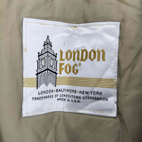 ロンドンフォグ LONDON FOG USA製 ライナー付きトレンチコート レディース UK:16