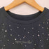 HOTTER THAN HELL RHINESTONE CROPPED TEE レディース FREE